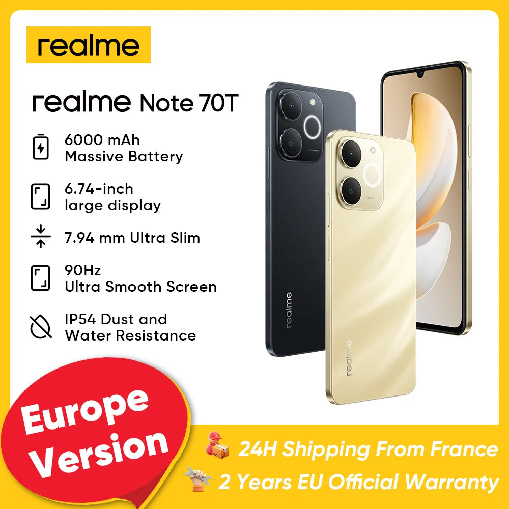 Realme Note 70T 4G Smartphone