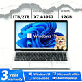 2026 NEW Laptop Windows 11 Intel ATOM X7 A3950 12GB RAM 512GB 1TB