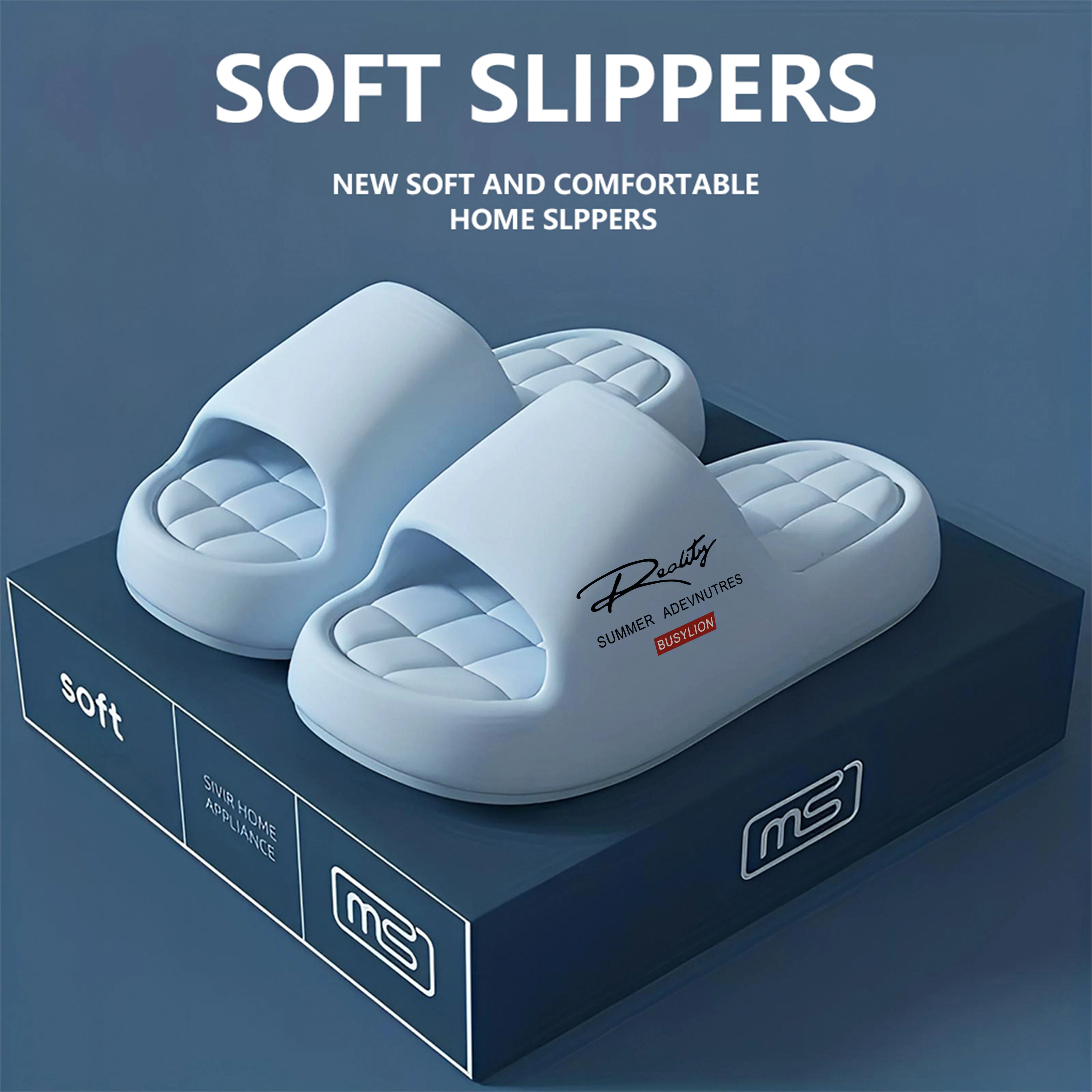 BUSYLION Women's Summer Home Slippers