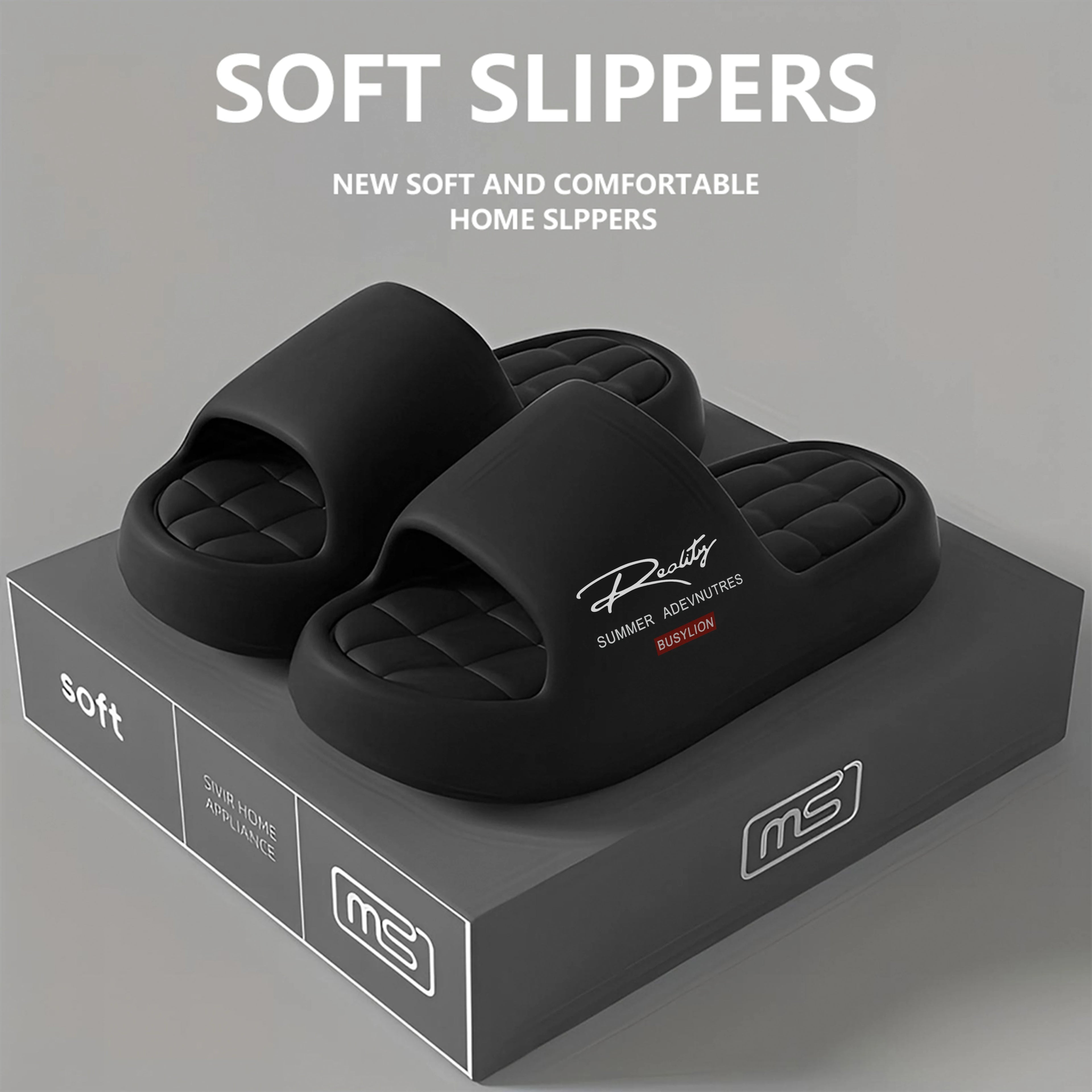 BUSYLION Women's Summer Home Slippers