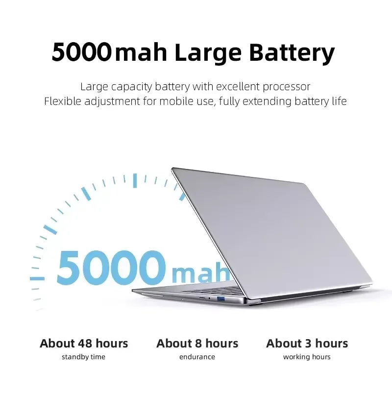 2026 NEW Laptop Windows 11 Intel ATOM X7 A3950 12GB RAM 512GB 1TB