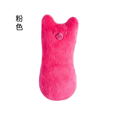 Teeth Grinding Catnip Toys Funny Interactive Plush Cat Toy Pet Kitten Chewing Vocal Toy