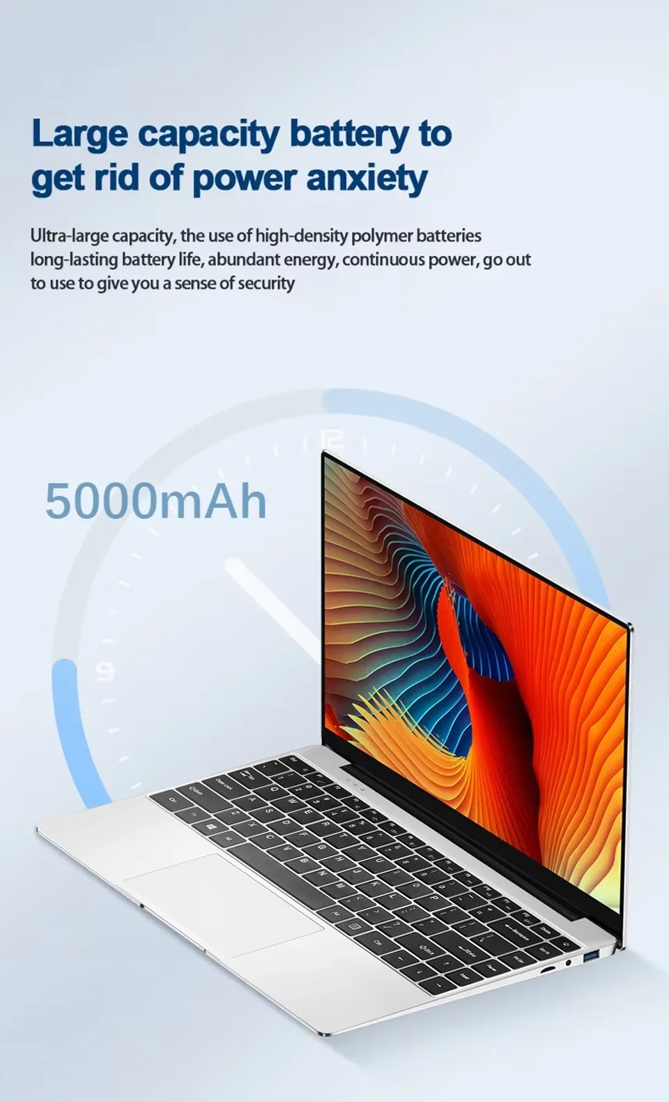 2026 New Laptop Computer Windows 11 Intel Atom X7 A3950 Notebook PC Gamer