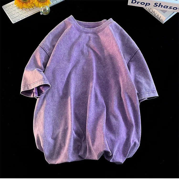 Oversized Acid Washed Y2K T-Shirt