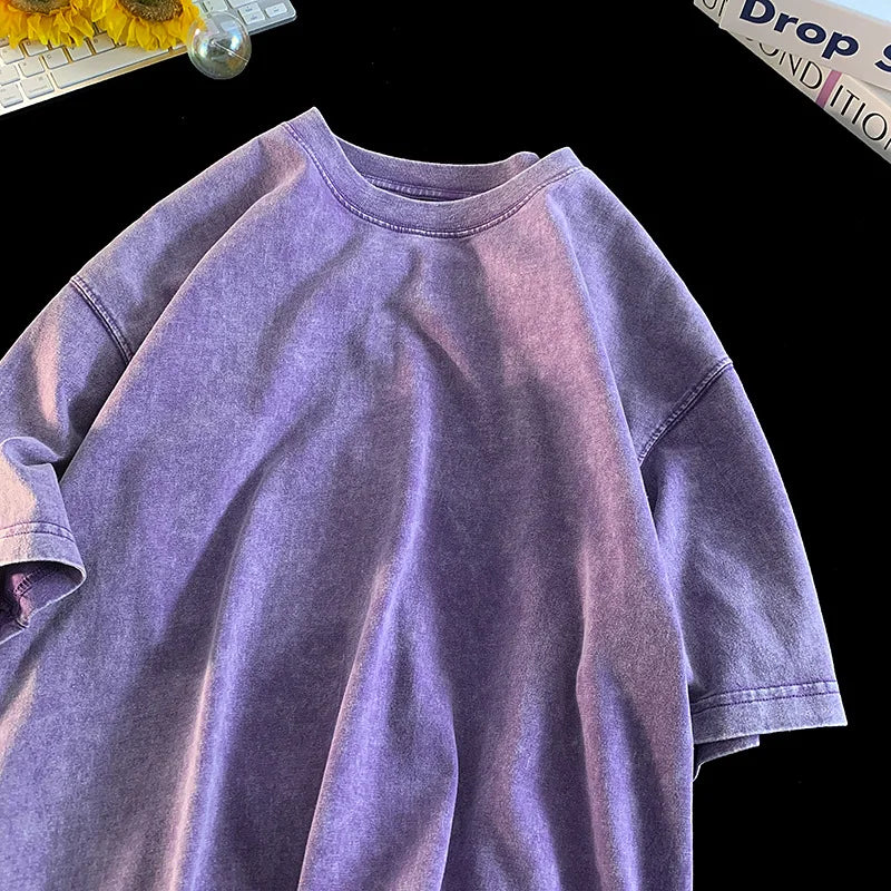 Oversized Acid Washed Y2K T-Shirt