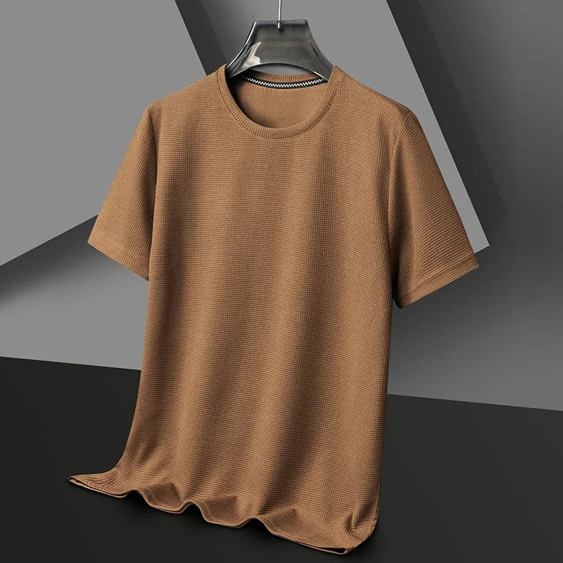 New Summer Waffle T-shirt for Men's