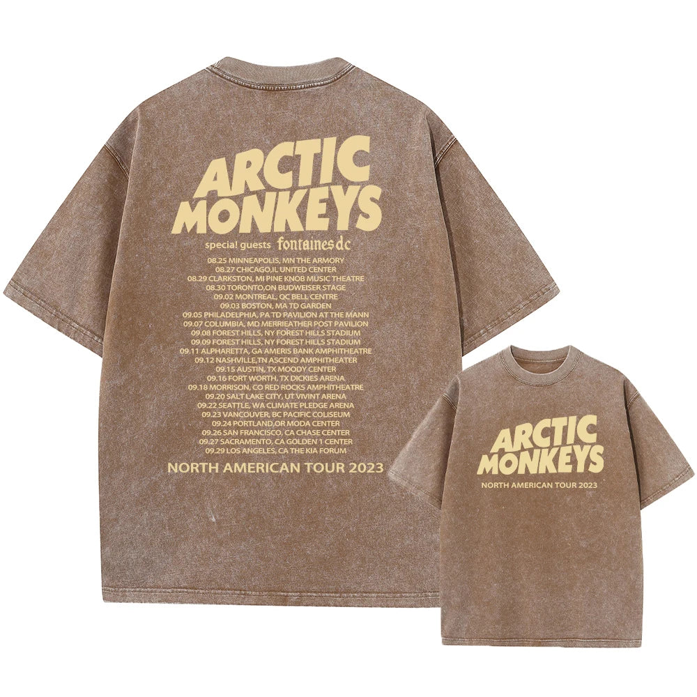 Retro Rock Arctic Monkeys Music Album Graphic T-Shirt
