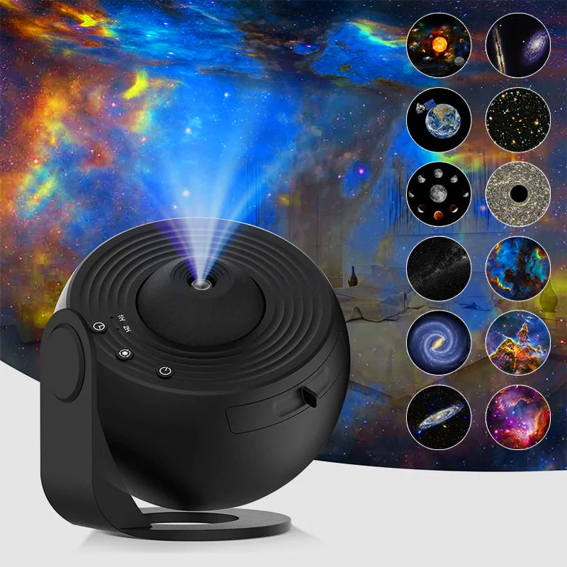 Night Light Galaxy Projector Starry Sky Projector 360° Rotate Planetarium Lamp