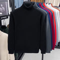 Autumn Mens Knitted Turtleneck Sweater