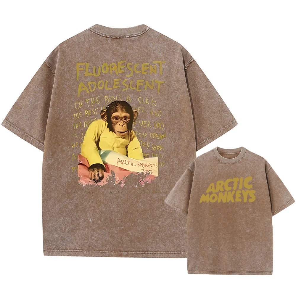 Retro Rock Arctic Monkeys Music Album Graphic T-Shirt