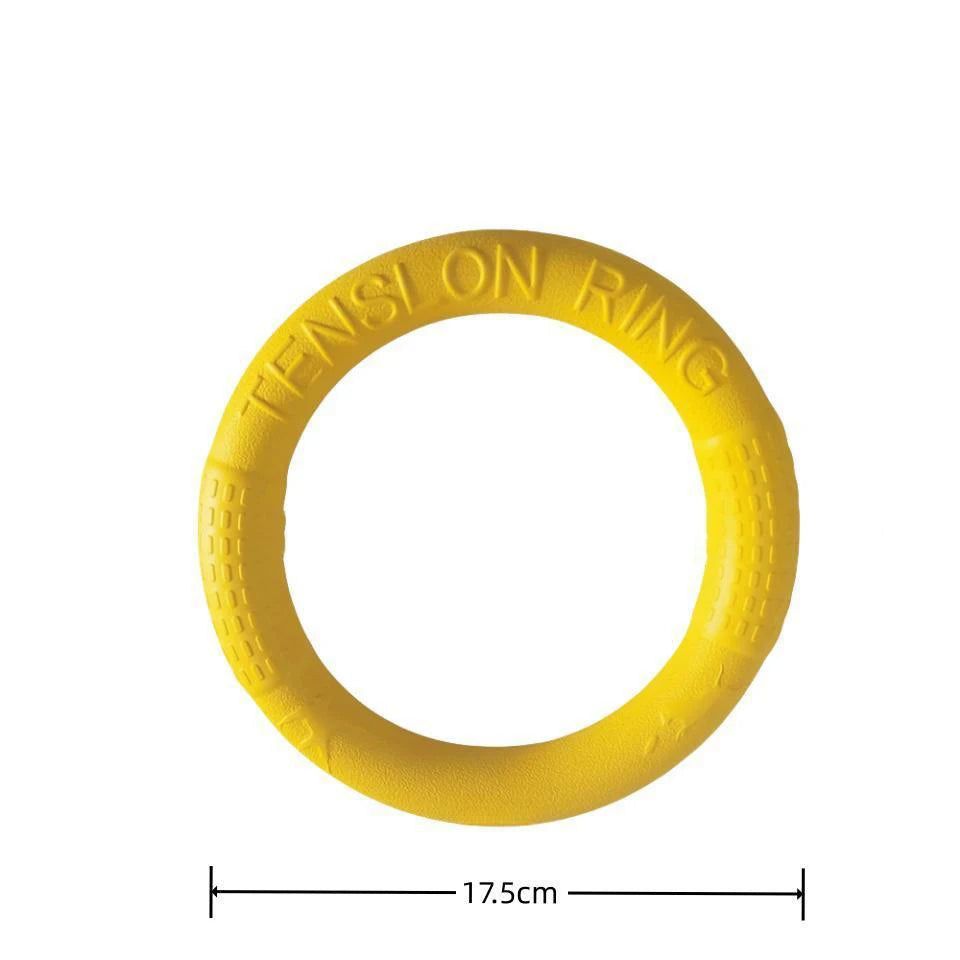 1pc Orange Dog Toys Pet Flying Disk Training Ring