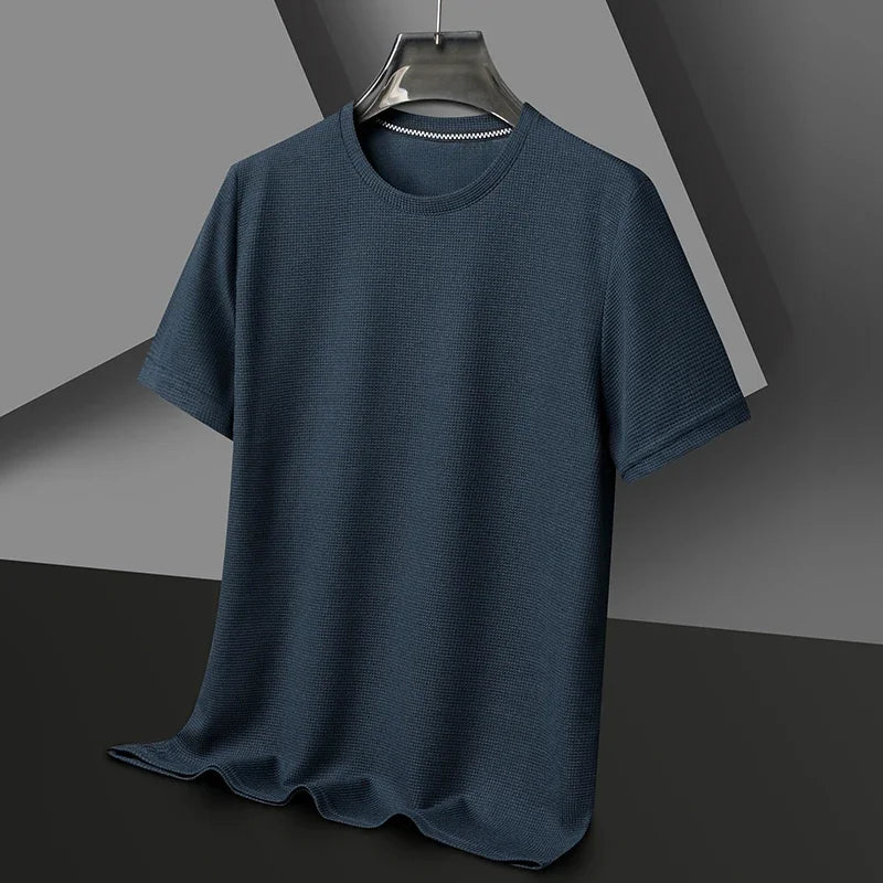 New Summer Waffle T-shirt for Men's