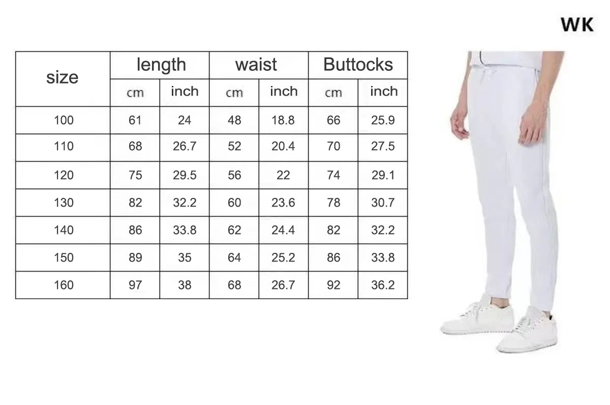High Street Sweatpants Summer American Letter Printing