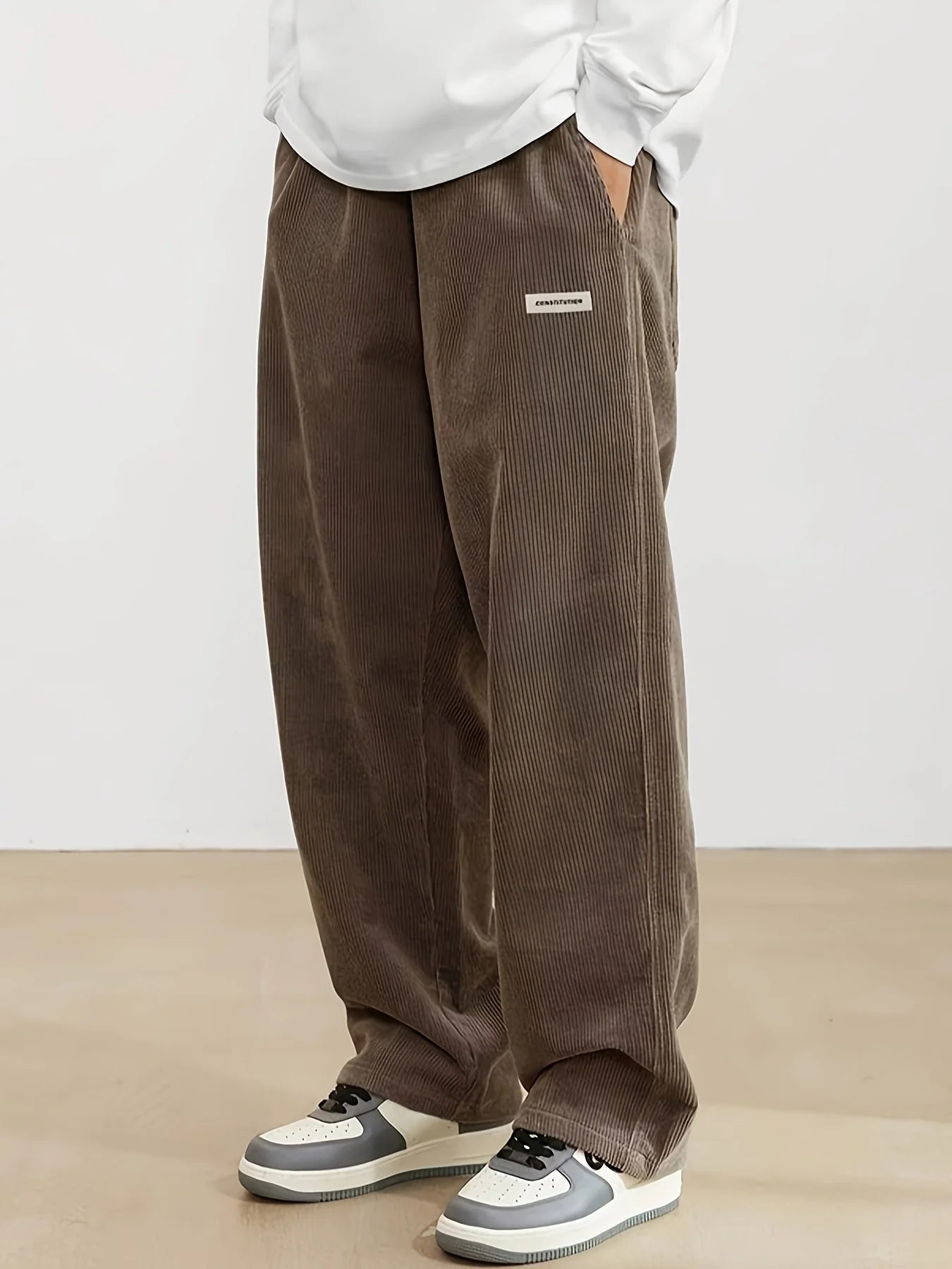 Men's corduroy loose pants