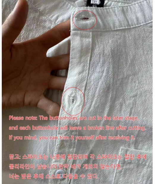 Spring and Summer Stand Collar Men's Short-sleeved