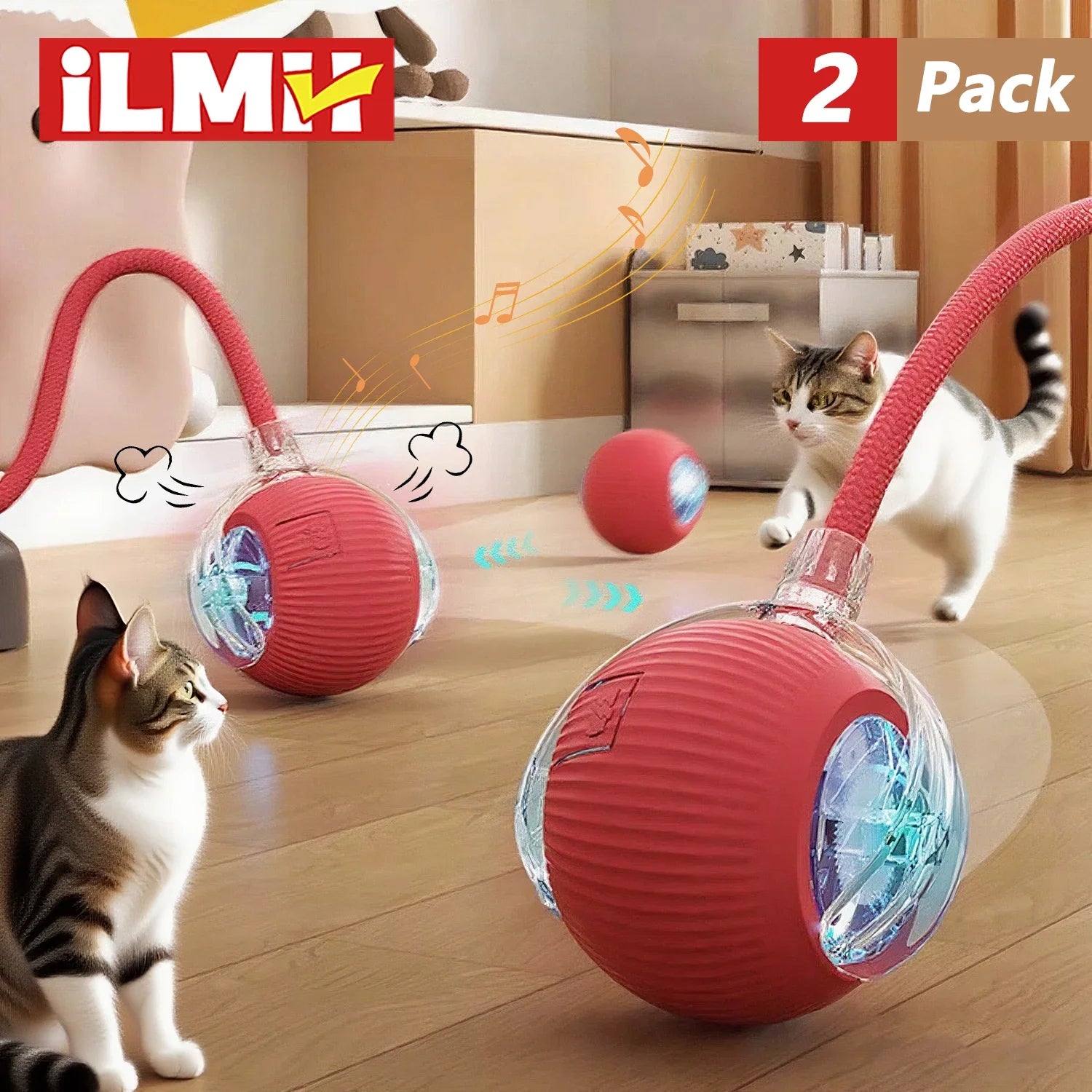 Cat Interactive Ball Toy Automatic Rolling