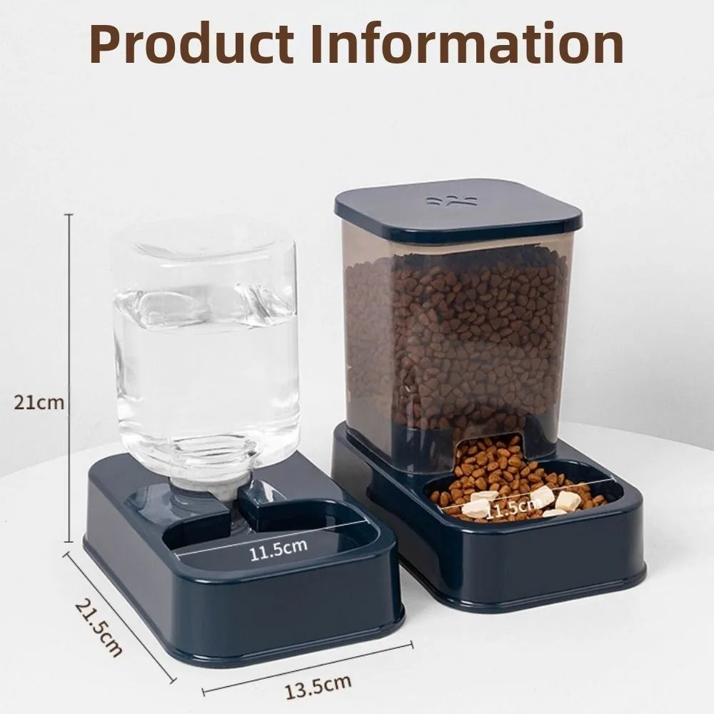 1.2L/1.5L Pet Automatic Feeder Large Capacity 2 Styles Cat Dog