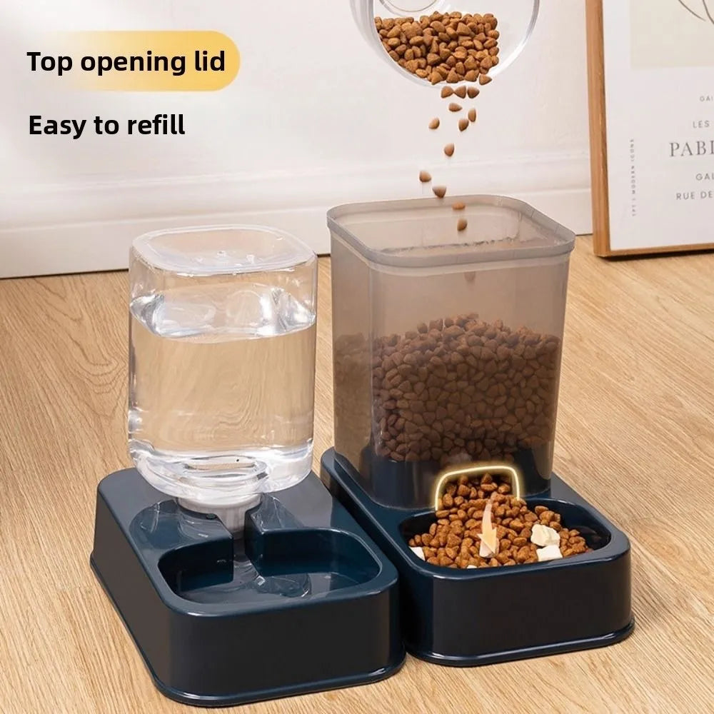 1.2L/1.5L Pet Automatic Feeder Large Capacity 2 Styles Cat Dog