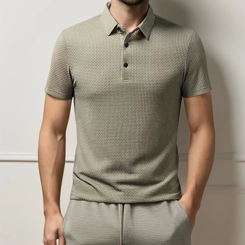 New Men's Business Casual Shirt Fashion Breathable and Comfortable