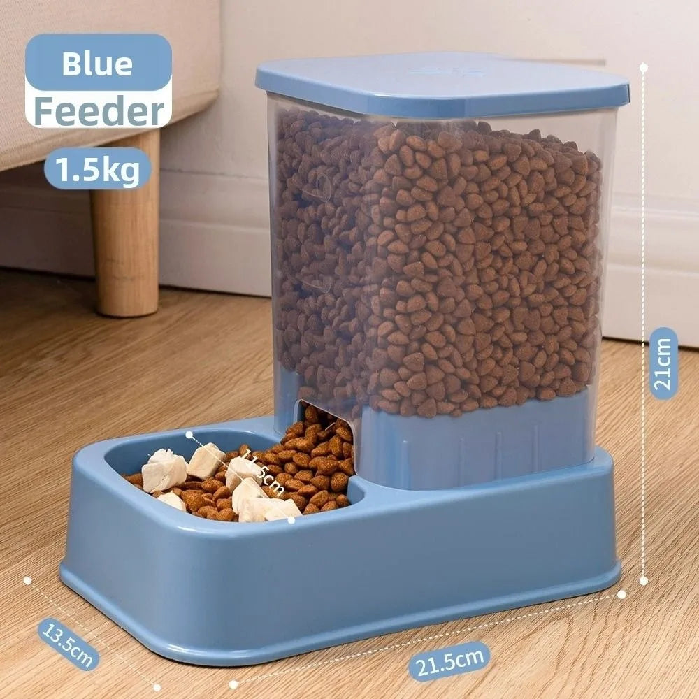 1.2L/1.5L Pet Automatic Feeder Large Capacity 2 Styles Cat Dog