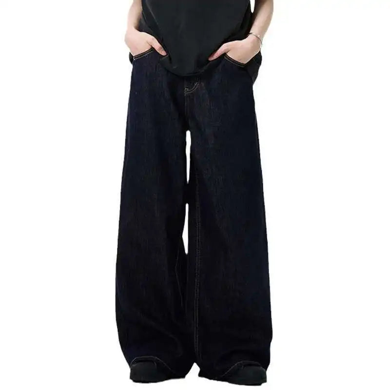 Simple Men's Denim Pants Jeans Casual Straight American Style