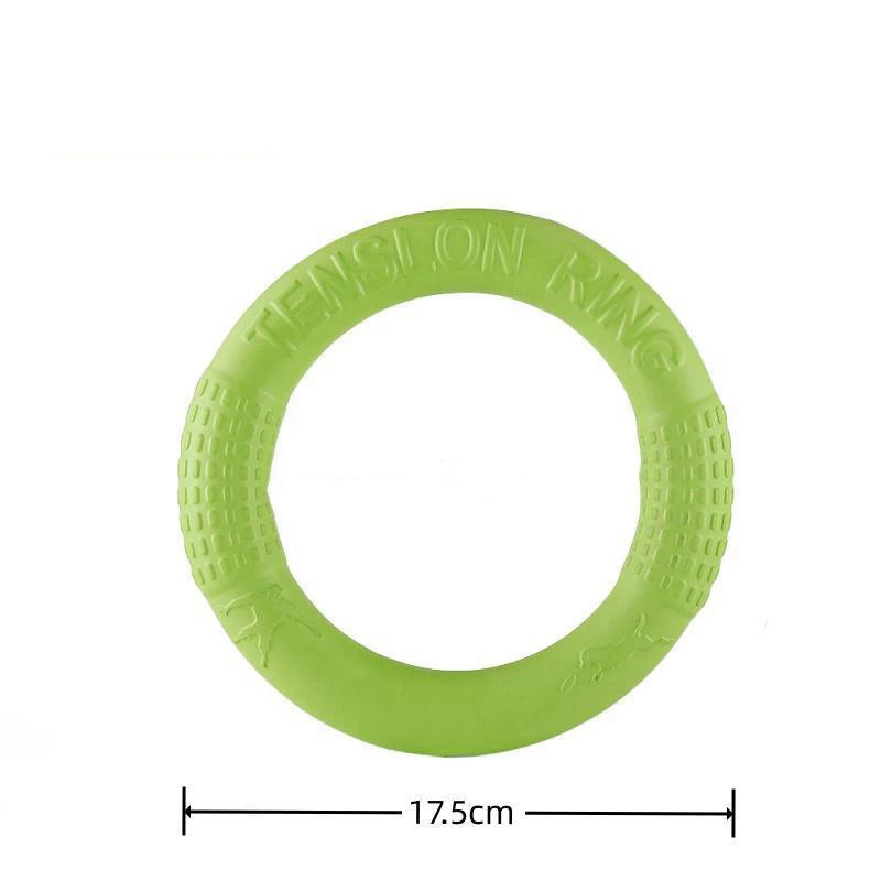 1pc Orange Dog Toys Pet Flying Disk Training Ring