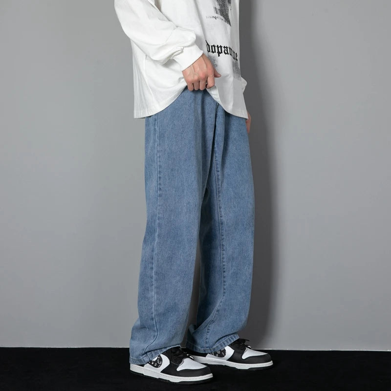2026 New Korean Men's Casual Long Jeans Classic