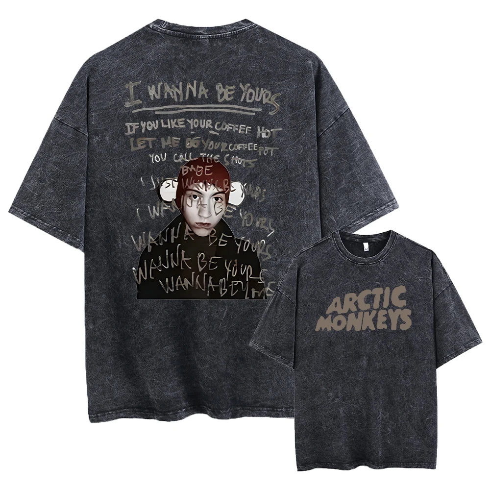 Retro Rock Arctic Monkeys Music Album Graphic T-Shirt