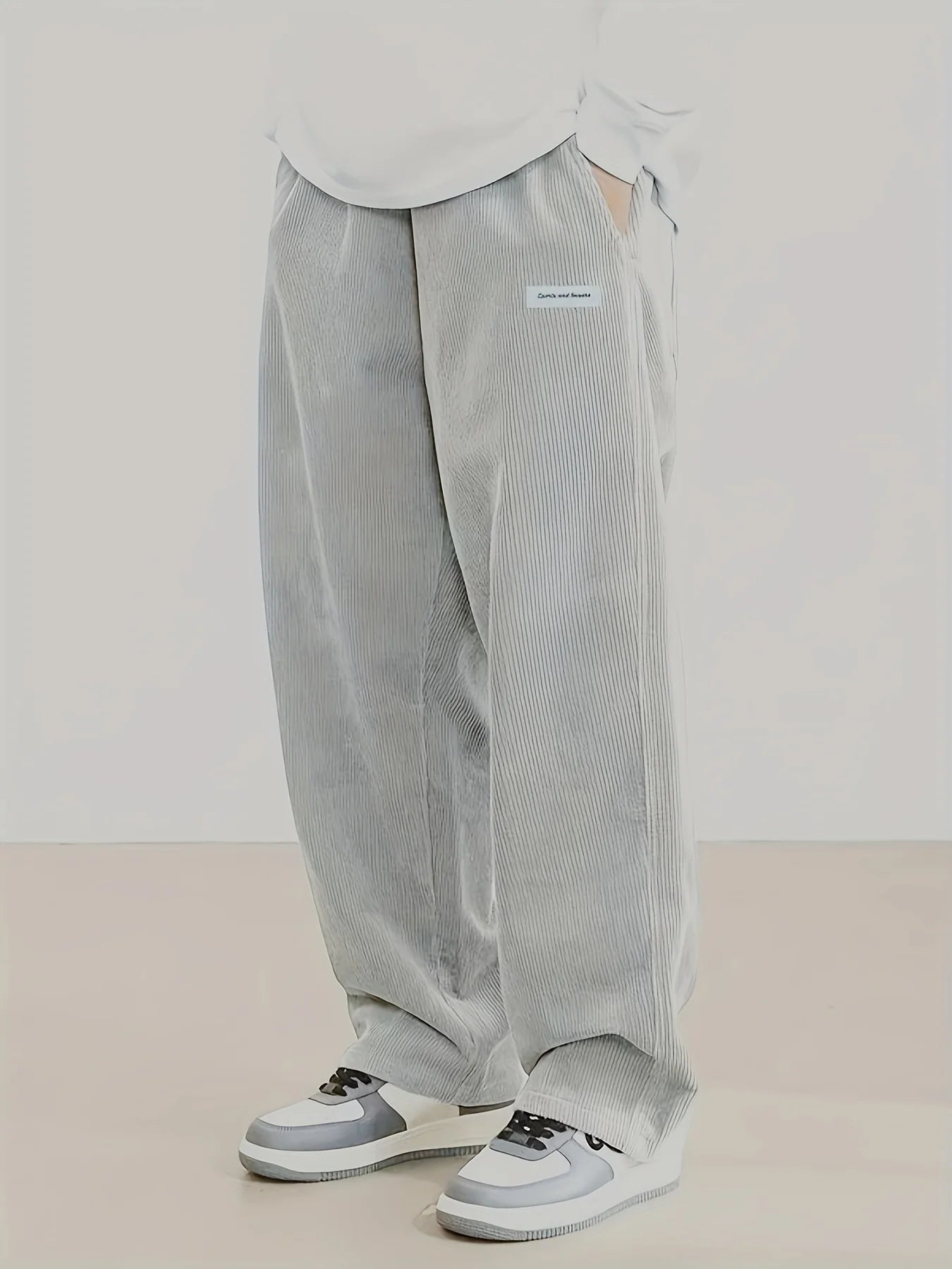 Men's corduroy loose pants