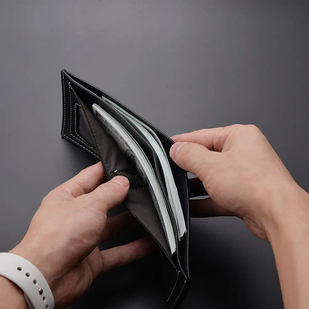 Pu Leather Men Short Wallet