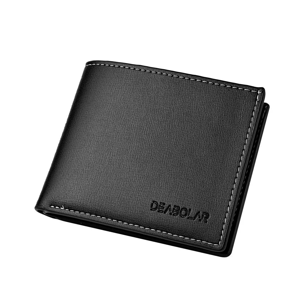Pu Leather Men Short Wallet