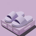 Women Summer Concise EVA Slippers Men Soft Home Slides
