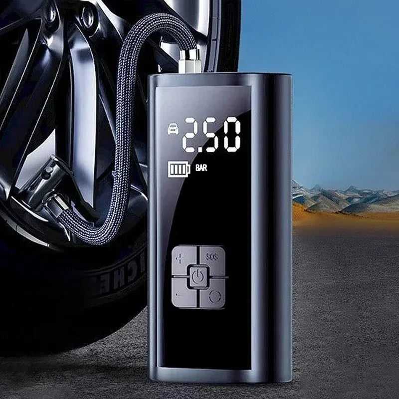 Portable Wireless Tire Inflator 150 PSI LED Air Pump