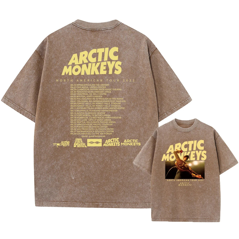 Retro Rock Arctic Monkeys Music Album Graphic T-Shirt