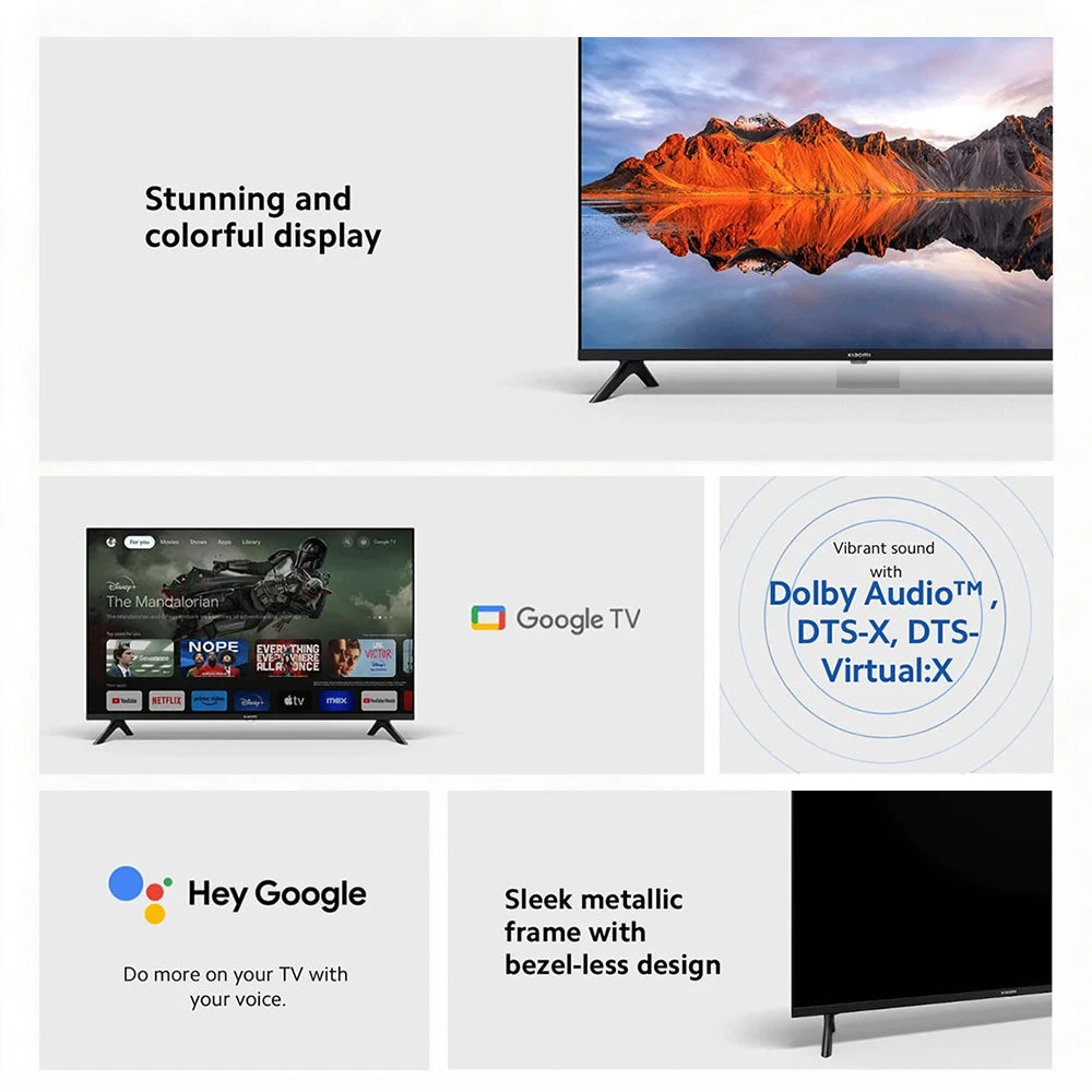 Xiaomi TV A 32, Compact Size With Colourful Screen