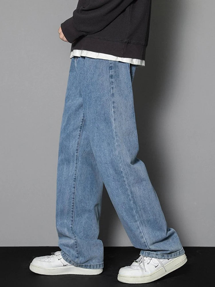 2026 New Korean Men's Casual Long Jeans Classic
