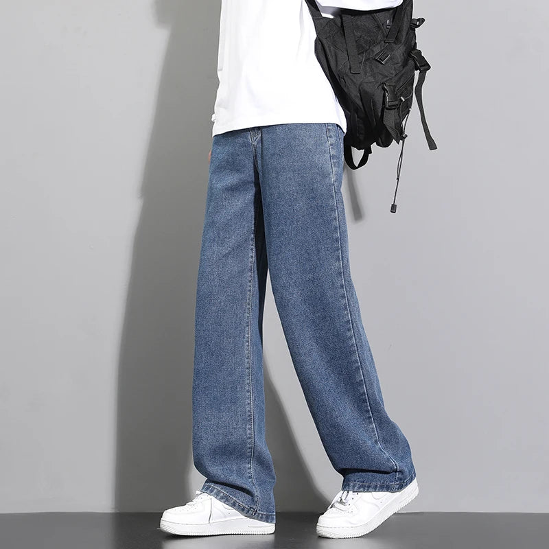 2026 New Korean Men's Casual Long Jeans Classic