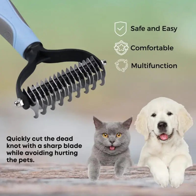 New Professional Pet Cat and Dog Hair Removal Comb Brush