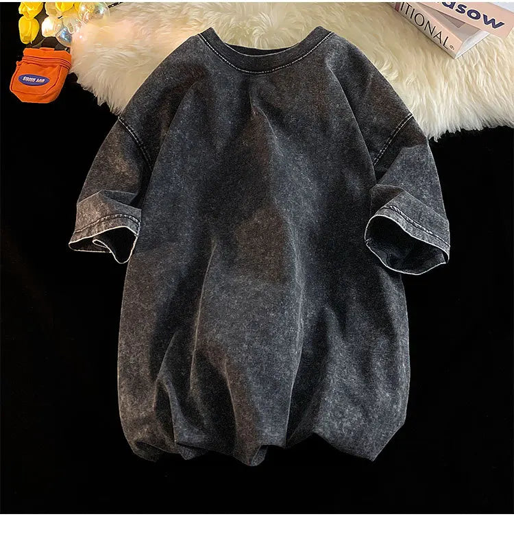 Oversized Acid Washed Y2K T-Shirt
