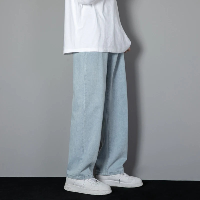 2026 New Korean Men's Casual Long Jeans Classic