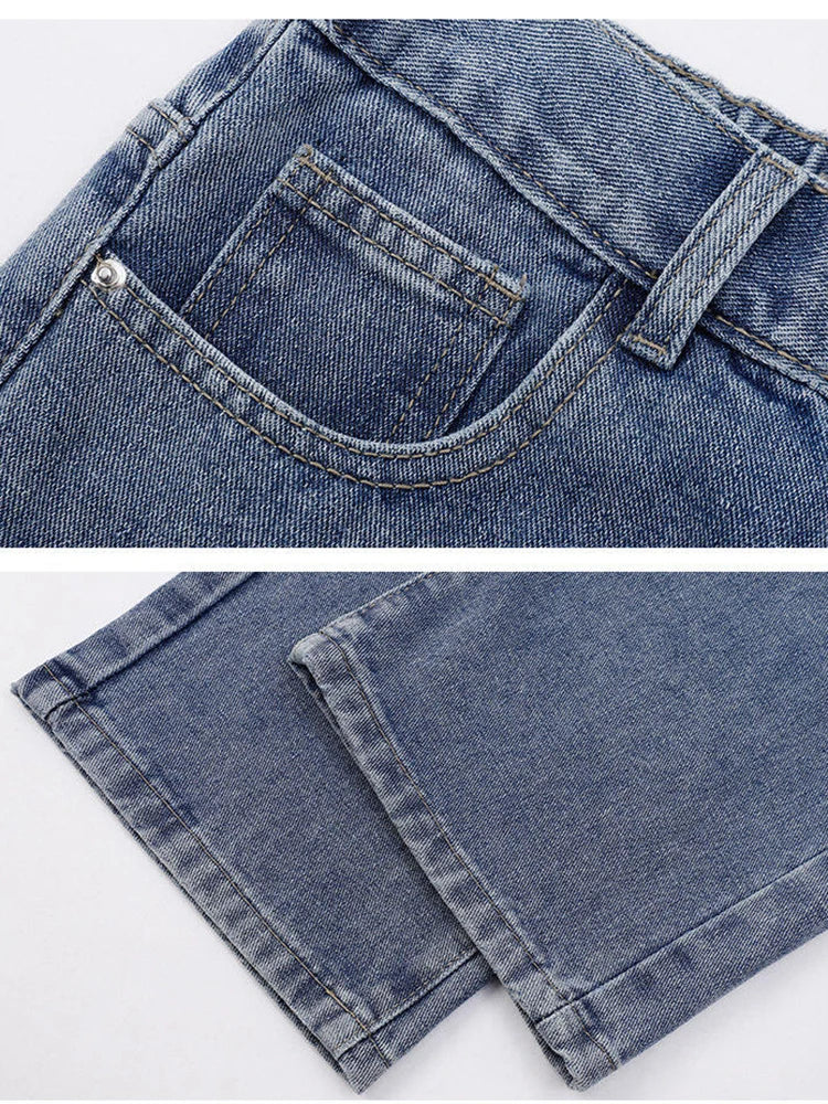 2026 New Korean Men's Casual Long Jeans Classic