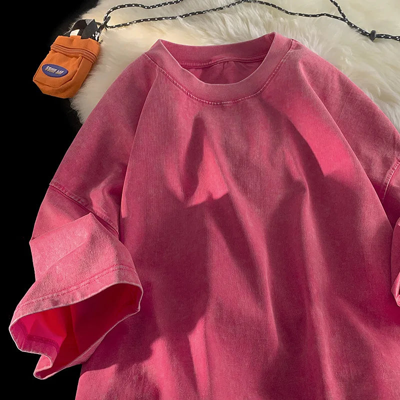 Oversized Acid Washed Y2K T-Shirt