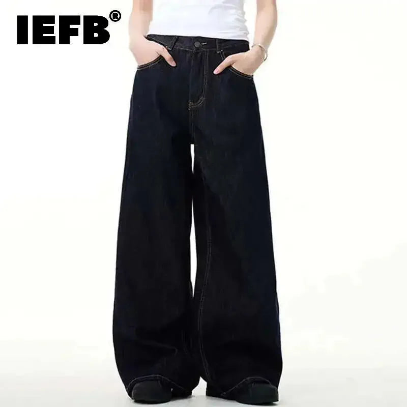 Simple Men's Denim Pants Jeans Casual Straight American Style