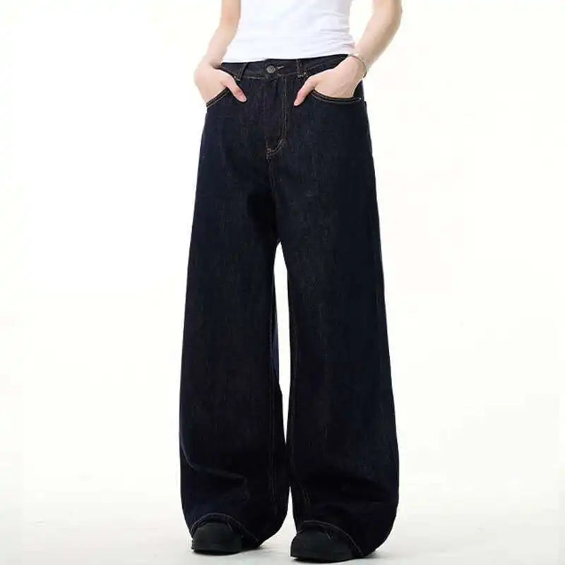 Simple Men's Denim Pants Jeans Casual Straight American Style