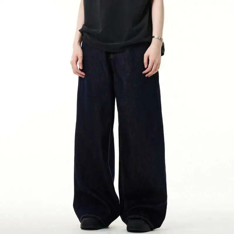 Simple Men's Denim Pants Jeans Casual Straight American Style