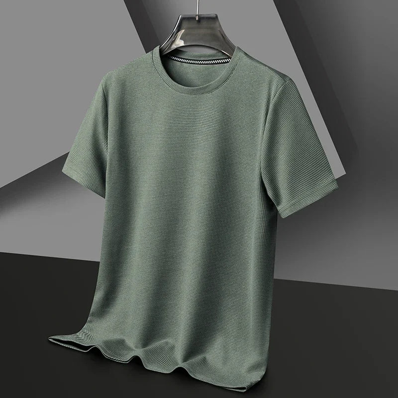 New Summer Waffle T-shirt for Men's