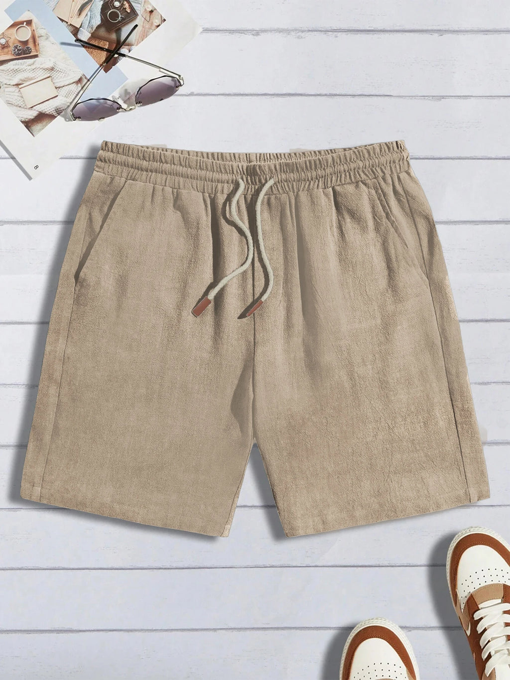 Summer thin linen shorts