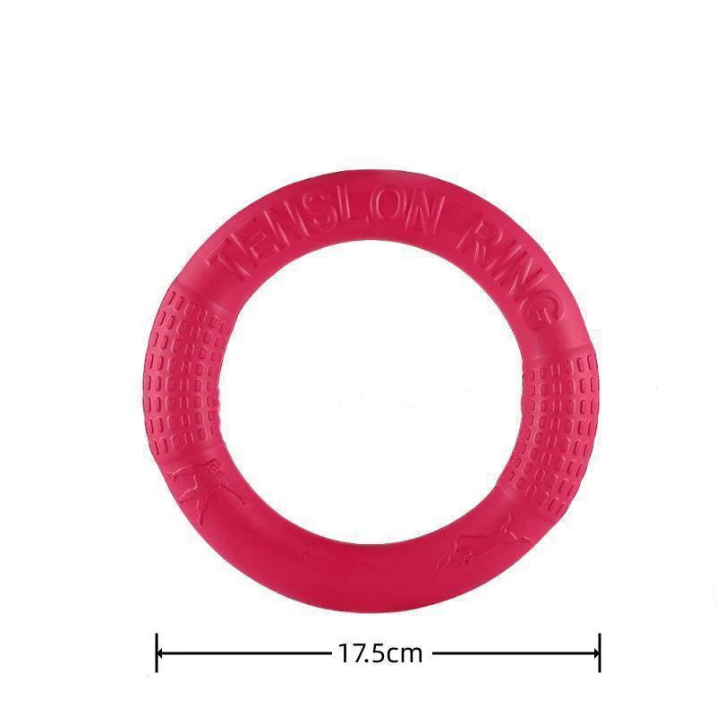 1pc Orange Dog Toys Pet Flying Disk Training Ring